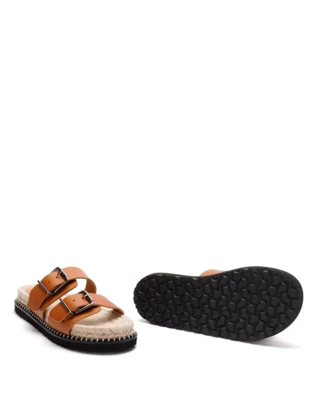 Castaner Ter Brown Leather Platform Slide Sandal Size 38, NIB